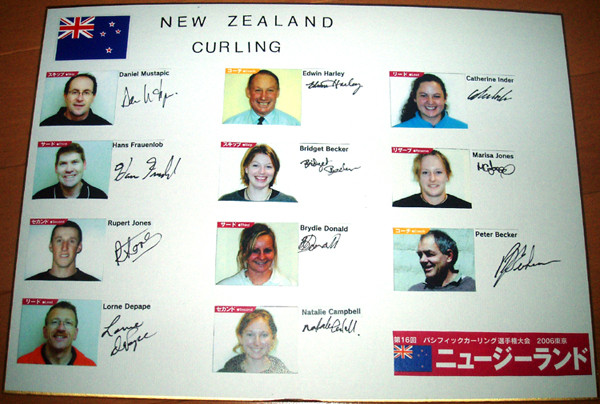 NZ National Curling Team 2006