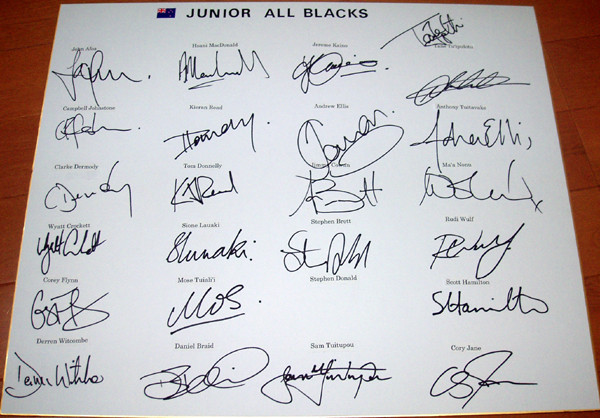 Junior All Blacks 2007