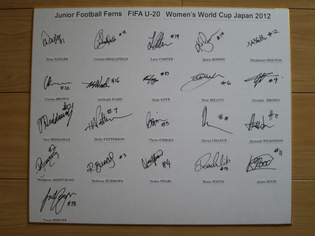NZ Women’s National U-20 Football Team 2012