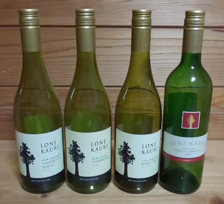 ニュージーランドワイン「ローンカウリ」シリーズをテイスティングしました。