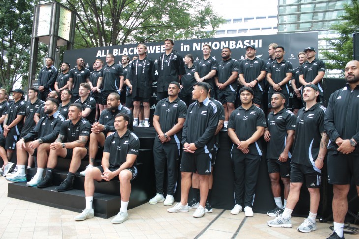 『ALL BLACKS WEEK in Nihonbashi 』オールブラックスウェルカムイベント レポート